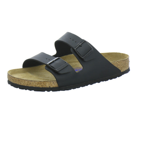 Birkenstock Arizona Herren Pantoletten Schwarz - 360° Ansicht