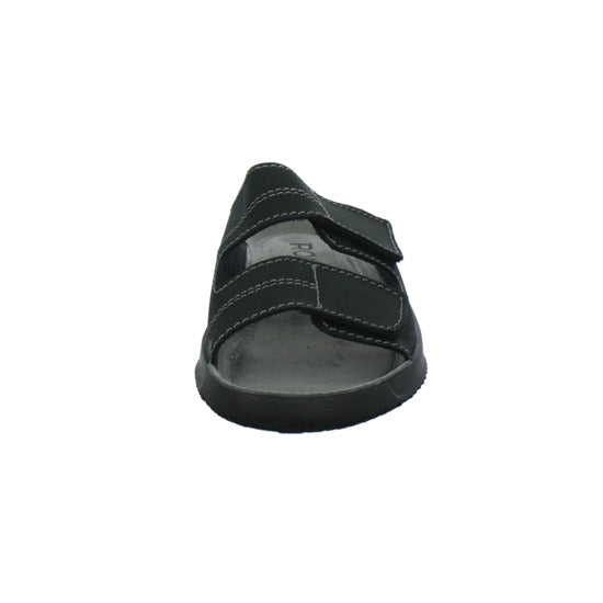 Rohde Soltau Herren Pantoletten Schwarz - 360° Ansicht