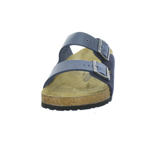 Birkenstock Arizona Herren Pantoletten Dunkelblau - 360° Ansicht