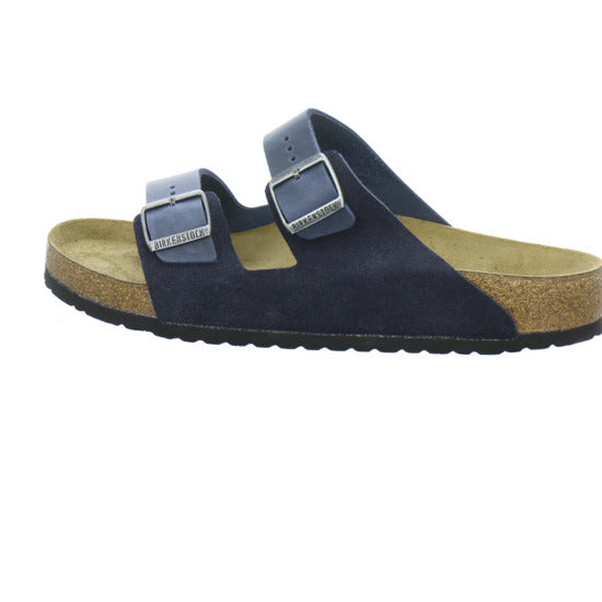Birkenstock Arizona Herren Pantoletten Dunkelblau - 360° Ansicht