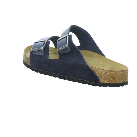 Birkenstock Arizona Herren Pantoletten Dunkelblau - 360° Ansicht