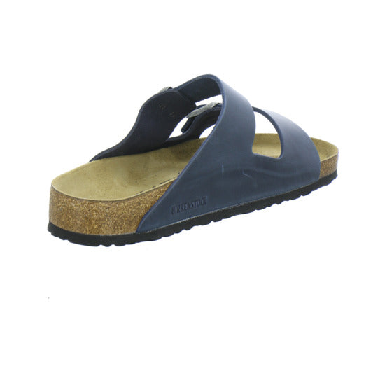 Birkenstock Arizona Herren Pantoletten Dunkelblau - 360° Ansicht