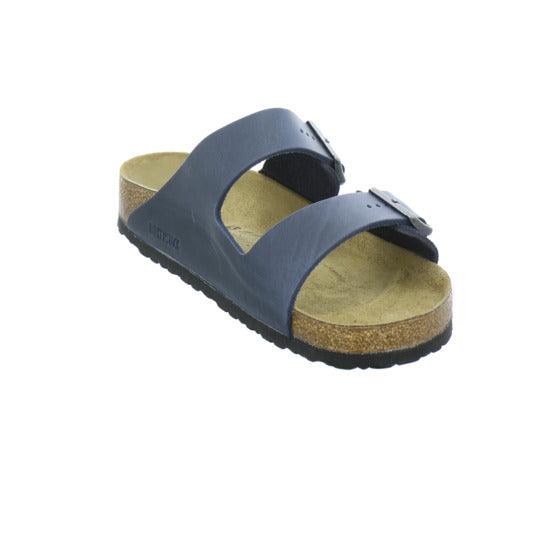 Birkenstock Arizona Herren Pantoletten Dunkelblau - 360° Ansicht
