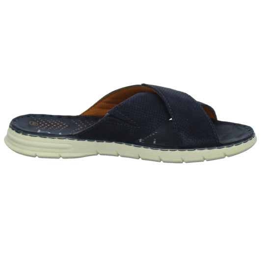 Bugatti Classic Pantoletten Herren Dario Dunkelblau