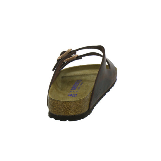 Birkenstock Arizona Weichbettung Herren Pantoletten Dunkelbraun - 360° Ansicht