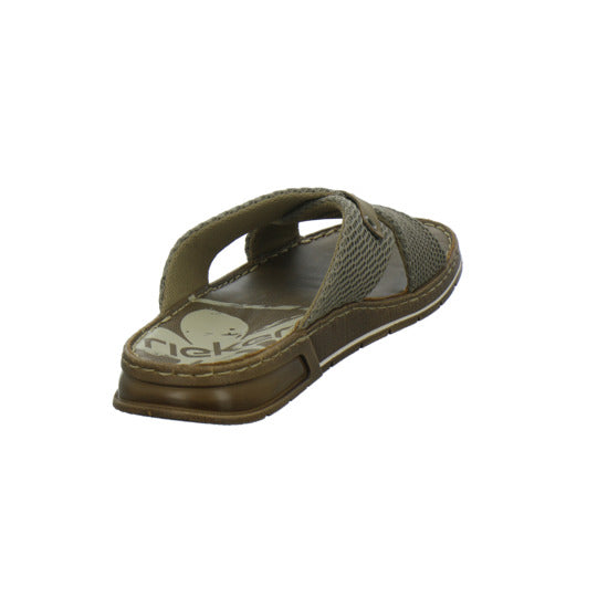 Rieker Herren Pantoletten taupe