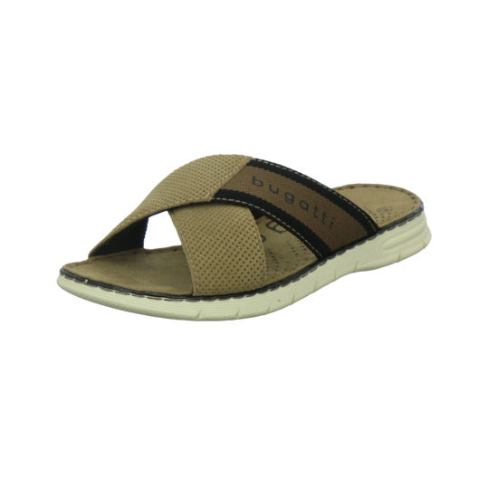 Bugatti Classic Pantoletten Herren Dario taupe