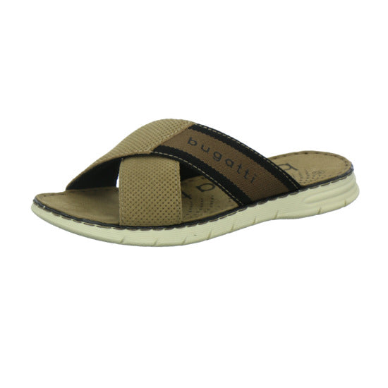 Bugatti Classic Pantoletten Herren Dario taupe