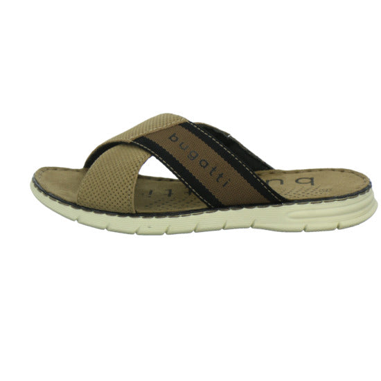 Bugatti Classic Pantoletten Herren Dario taupe