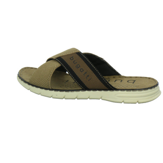 Bugatti Classic Pantoletten Herren Dario taupe