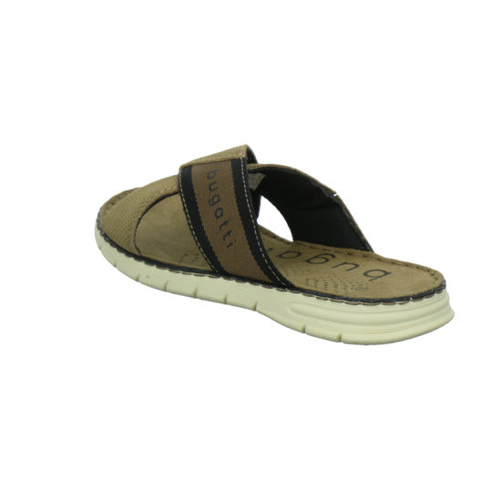Bugatti Classic Pantoletten Herren Dario taupe