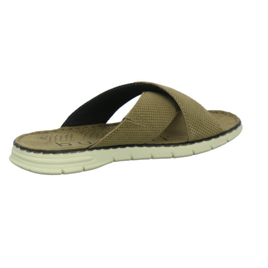 Bugatti Classic Pantoletten Herren Dario taupe