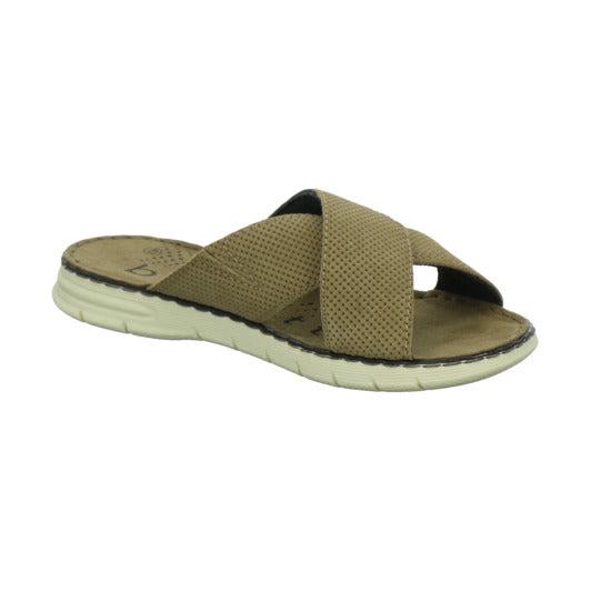 Bugatti Classic Pantoletten Herren Dario taupe