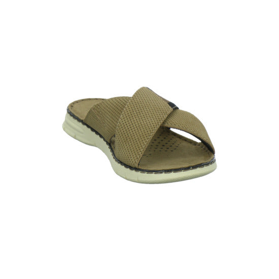 Bugatti Classic Pantoletten Herren Dario taupe