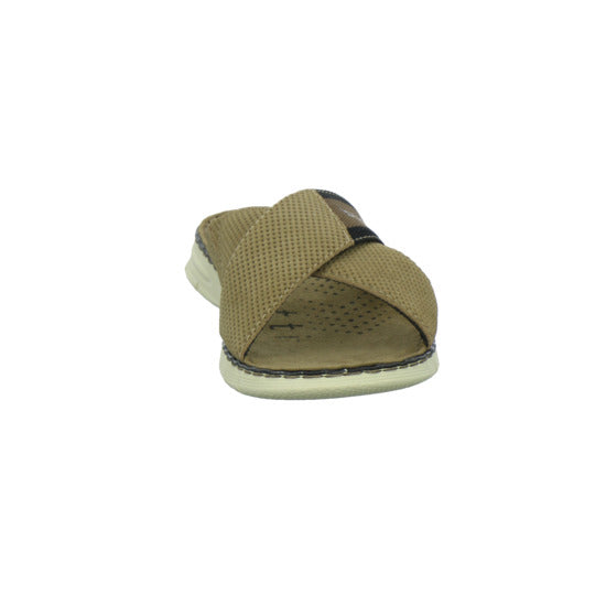 Bugatti Classic Pantoletten Herren Dario taupe