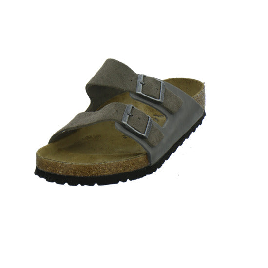 Birkenstock Arizona Herren Pantoletten Anthrazit - 360° Ansicht