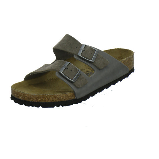 Birkenstock Arizona Herren Pantoletten Anthrazit - 360° Ansicht