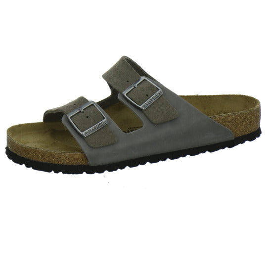 Birkenstock Arizona Herren Pantoletten Anthrazit - 360° Ansicht