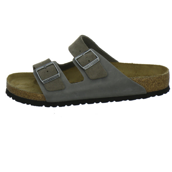 Birkenstock Arizona Herren Pantoletten Anthrazit - 360° Ansicht