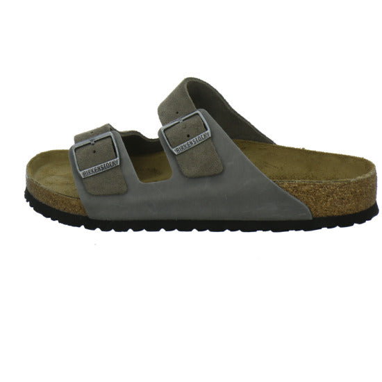 Birkenstock Arizona Herren Pantoletten Anthrazit - 360° Ansicht