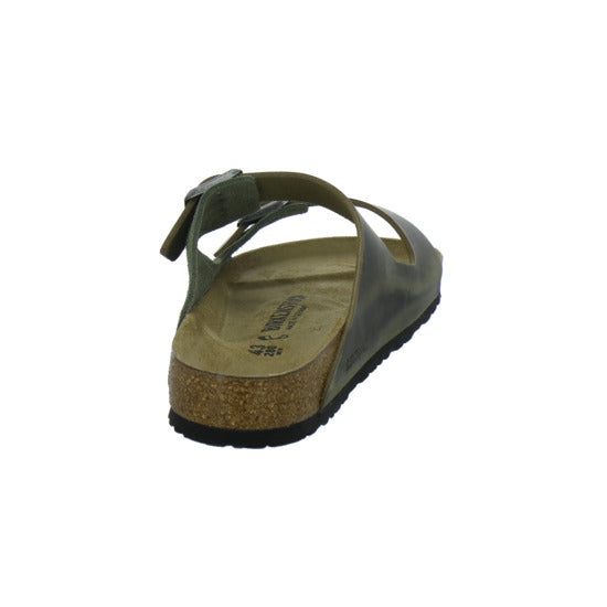 Birkenstock Arizona Herren Pantoletten oliv - 360° Ansicht