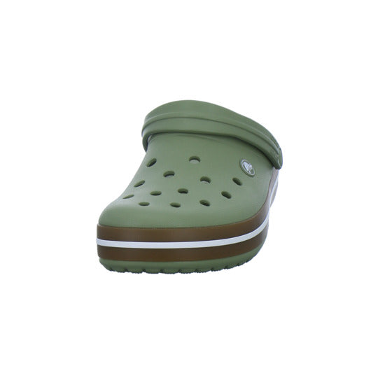 Crocs Pantoletten Herren Crocband oliv