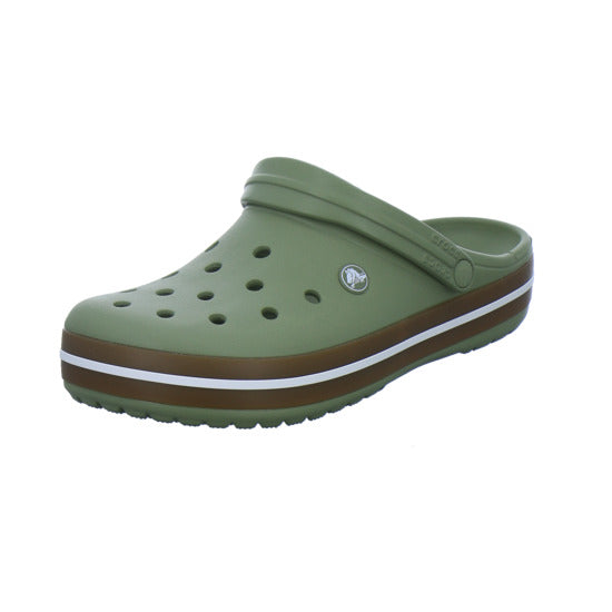 Crocs Pantoletten Herren Crocband oliv