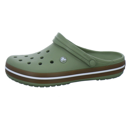 Crocs Pantoletten Herren Crocband oliv