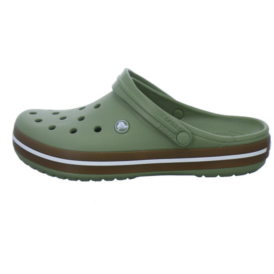Crocs Pantoletten Herren Crocband oliv