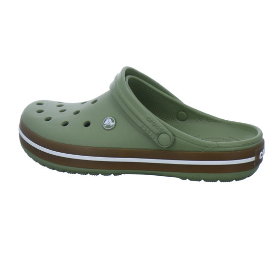 Crocs Pantoletten Herren Crocband oliv