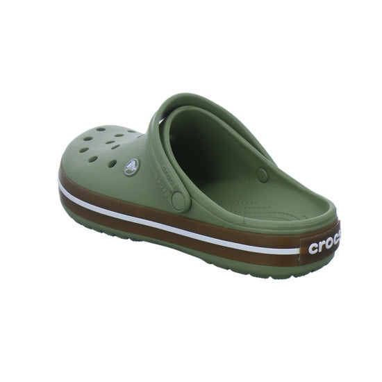 Crocs Pantoletten Herren Crocband oliv
