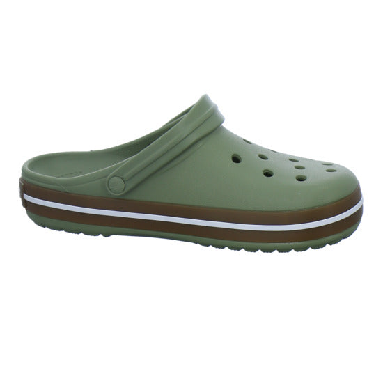 Crocs Pantoletten Herren Crocband oliv