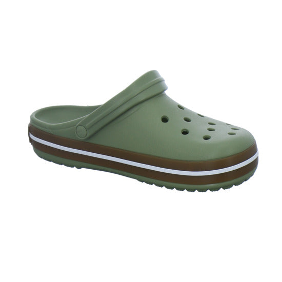 Crocs Pantoletten Herren Crocband oliv