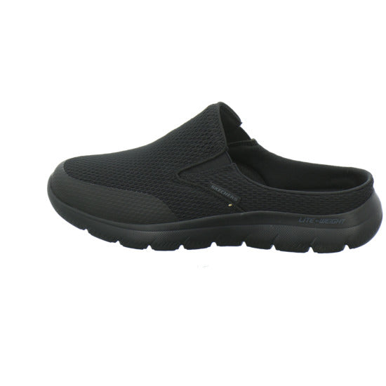 Skechers Herren Pantoletten Schwarz