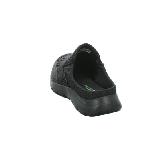 Skechers Herren Pantoletten Schwarz