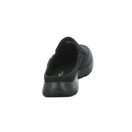 Skechers Herren Pantoletten Schwarz