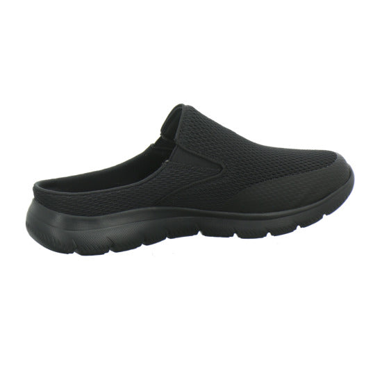 Skechers Herren Pantoletten Schwarz