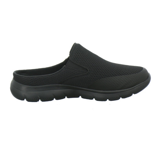 Skechers Herren Pantoletten Schwarz