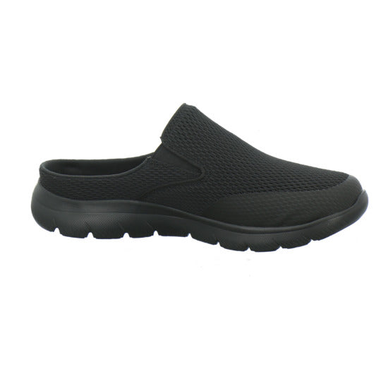 Skechers Herren Pantoletten Schwarz