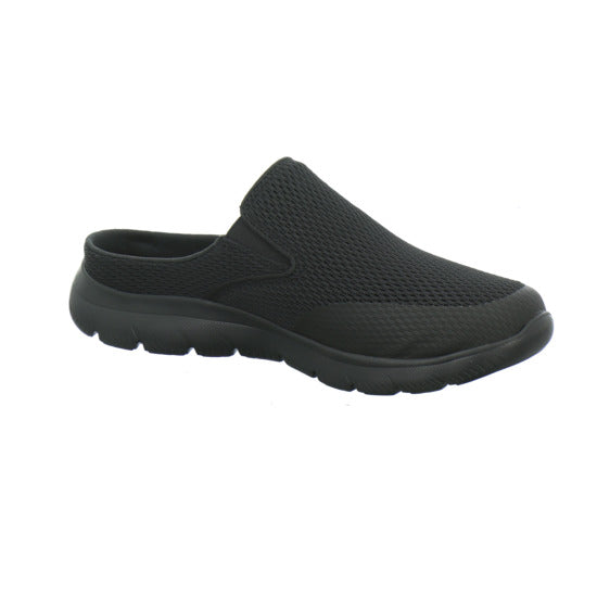 Skechers Herren Pantoletten Schwarz
