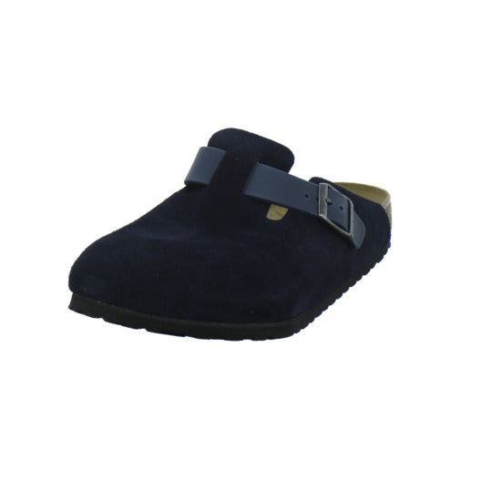 Birkenstock Boston Herren Pantoletten Dunkelblau - 360° Ansicht