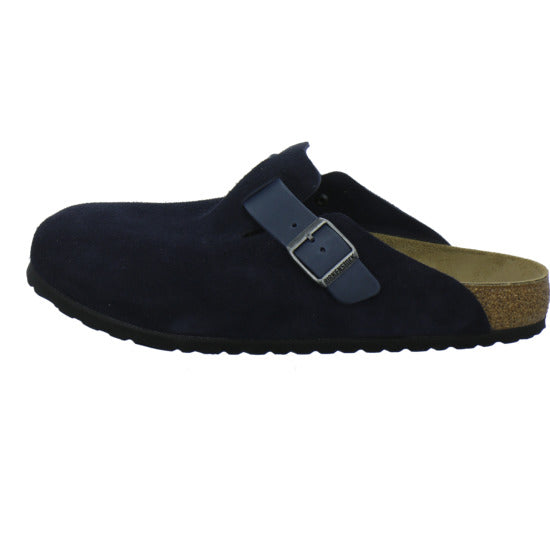 Birkenstock Boston Herren Pantoletten Dunkelblau - 360° Ansicht