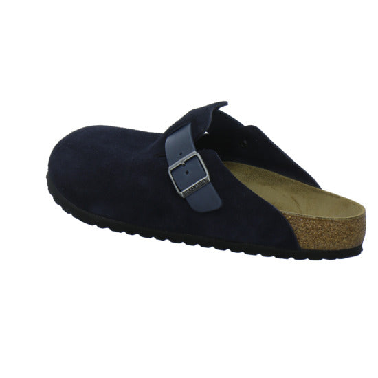 Birkenstock Boston Herren Pantoletten Dunkelblau - 360° Ansicht