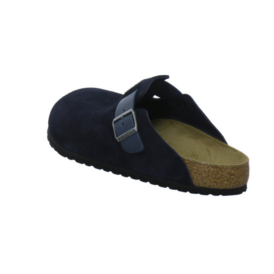 Birkenstock Boston Herren Pantoletten Dunkelblau - 360° Ansicht