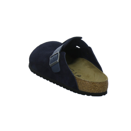 Birkenstock Boston Herren Pantoletten Dunkelblau - 360° Ansicht