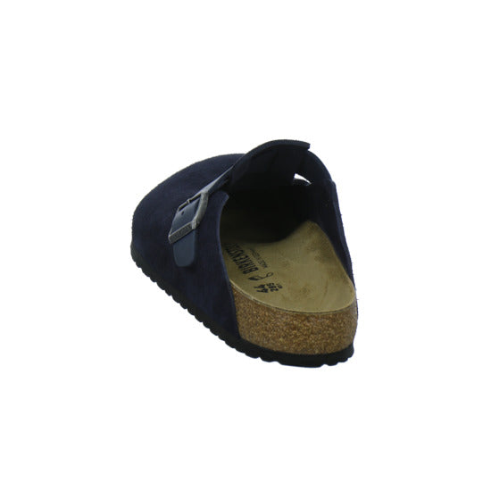Birkenstock Boston Herren Pantoletten Dunkelblau - 360° Ansicht