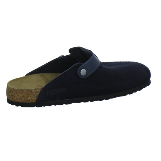 Birkenstock Boston Herren Pantoletten Dunkelblau - 360° Ansicht