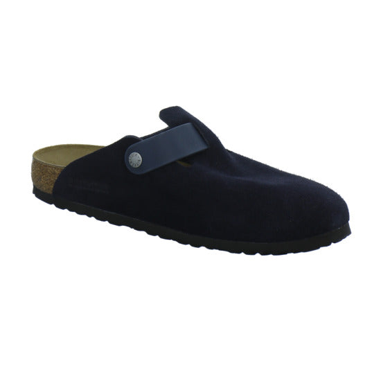 Birkenstock Boston Herren Pantoletten Dunkelblau - 360° Ansicht
