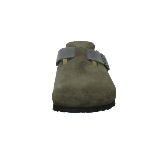 Birkenstock Boston Herren Pantoletten Anthrazit - 360° Ansicht