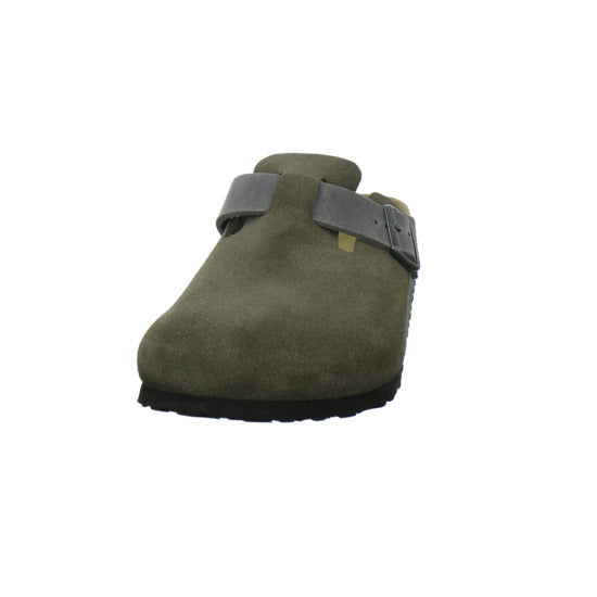 Birkenstock Boston Herren Pantoletten Anthrazit - 360° Ansicht